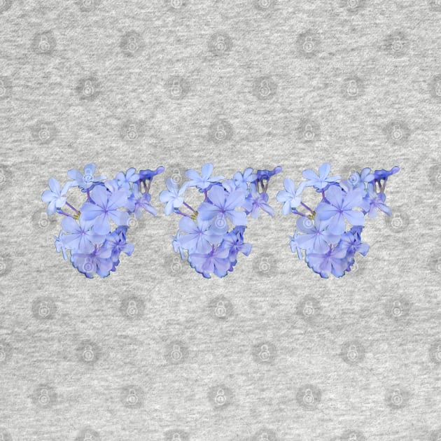 Three Bunches of Little Blue Flowers Photo by ellenhenryart